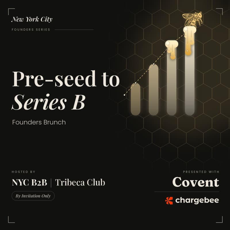 Cover Image for Pre-Seed → Series B Founder Brunch with Covent & Chargebee