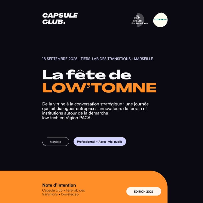 Cover Image for 🌱 La Fête de Low'tomne - matinée professionnelle