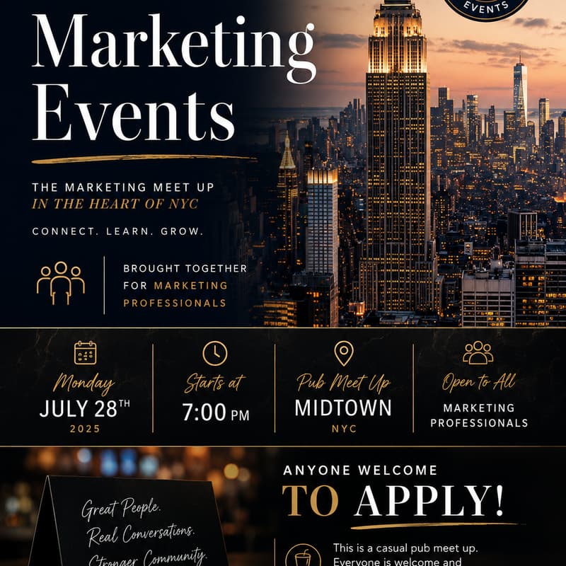 Cover Image for New York Marketing Events – Midtown Pub Meetup