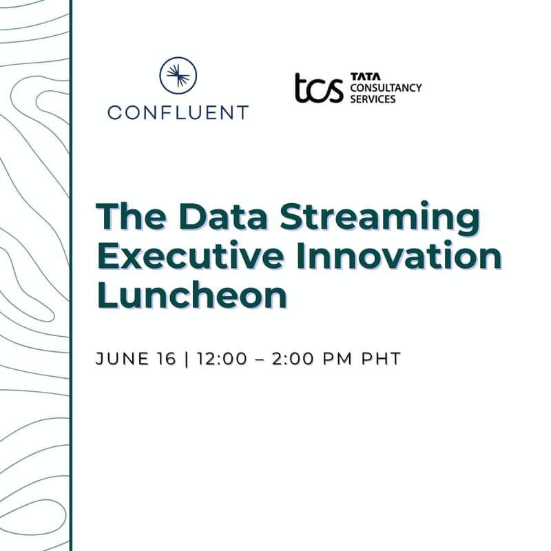 Cover Image for The Data Streaming Executive Innovation Luncheon, Manila