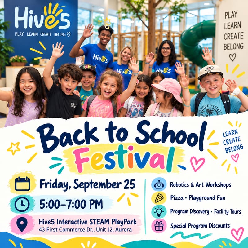 Cover Image for Hive5 Back To School Festival