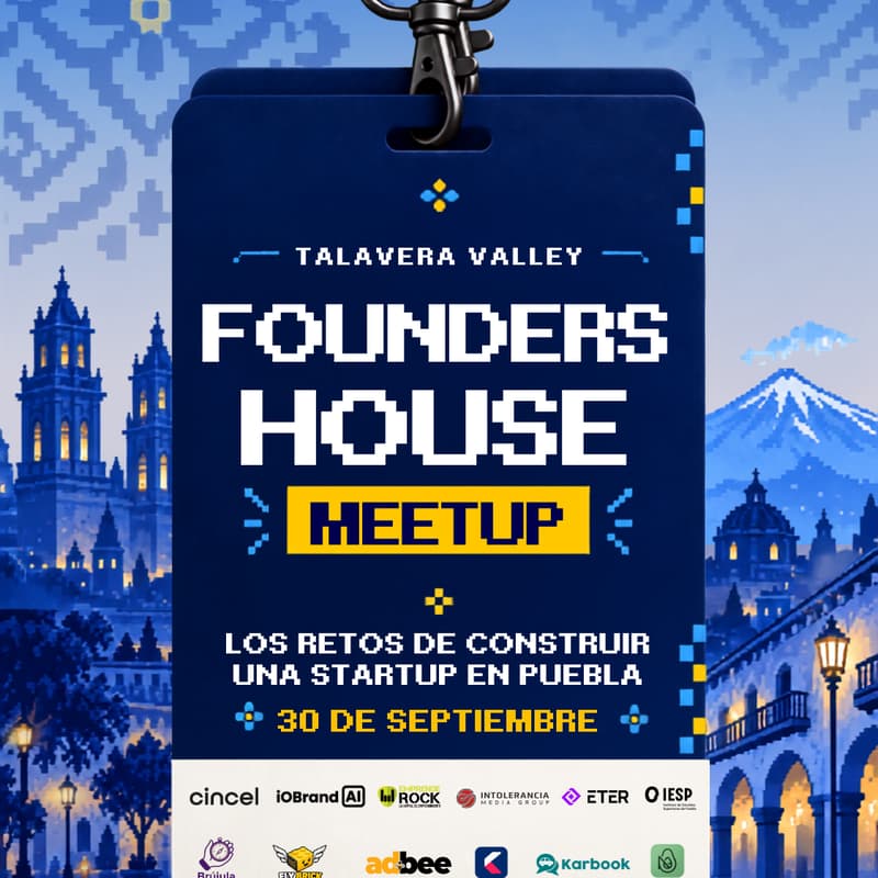 Cover Image for Founders House Meetup — Los retos de construir una startup en Puebla