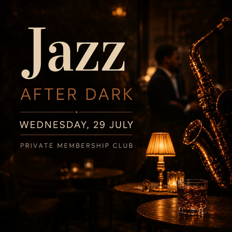 Cover Image for Jazz Wednesday | Private Membership Club