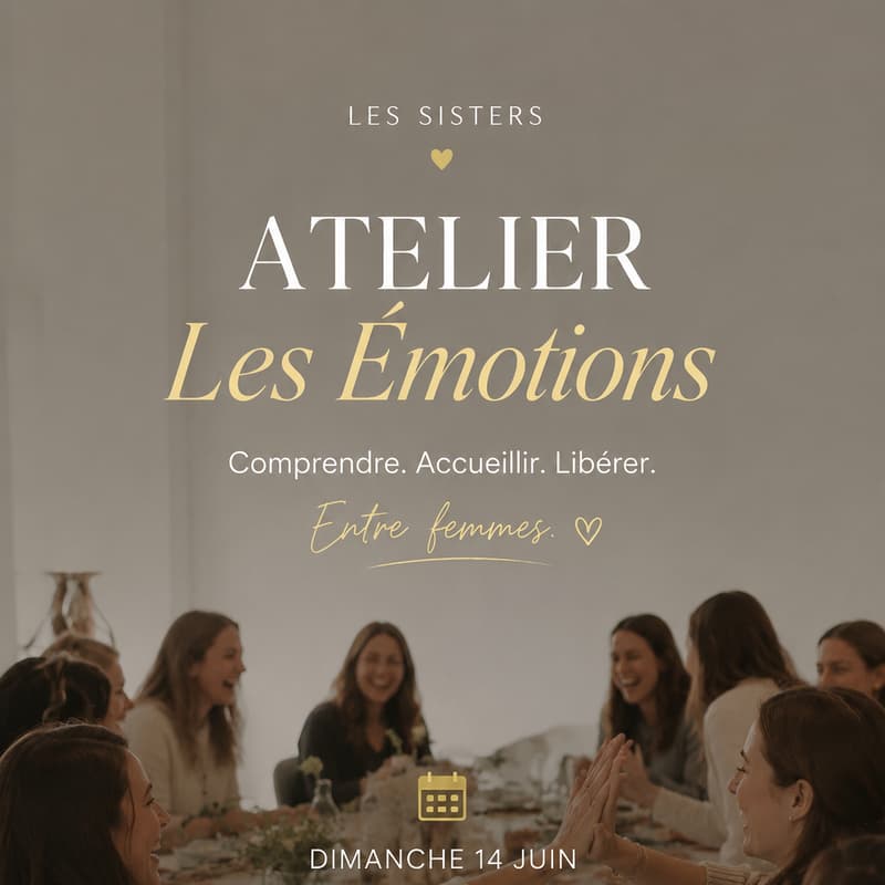Cover Image for Atelier émotions - Pour celles qui n’écoutent plus ce qu’elles ressentent - Les Sisters