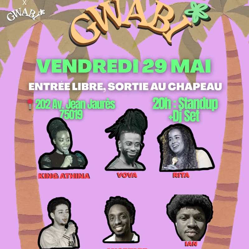 Cover Image for 🎤 Soirée Comedy Club + DJ set