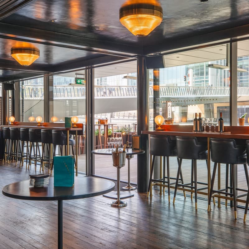 Cover Image for A Summer Evening of Cocktails and Canapés at Hawksmoor Wood Wharf