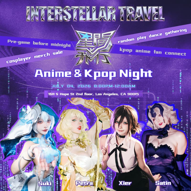 Cover Image for INTERSTELLAR TRAVEL - Anime X Kpop Night
