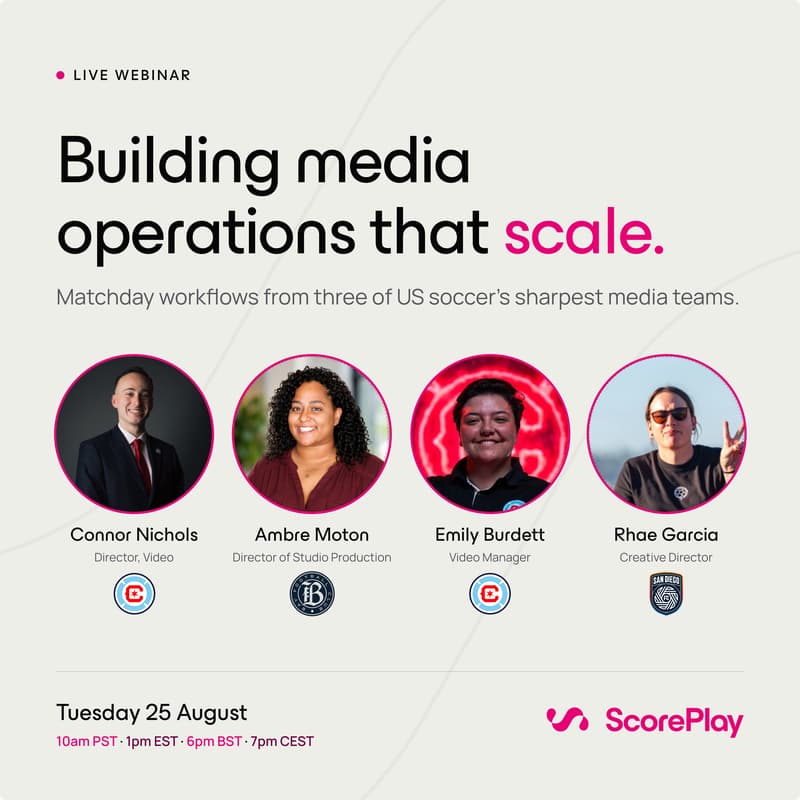 Cover Image for Building media operations that scale with US’ top soccer clubs