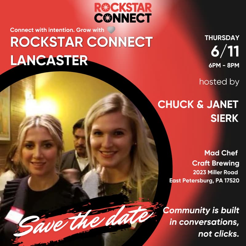 Cover Image for Free Rockstar Connect Lancaster Networking Event (June)