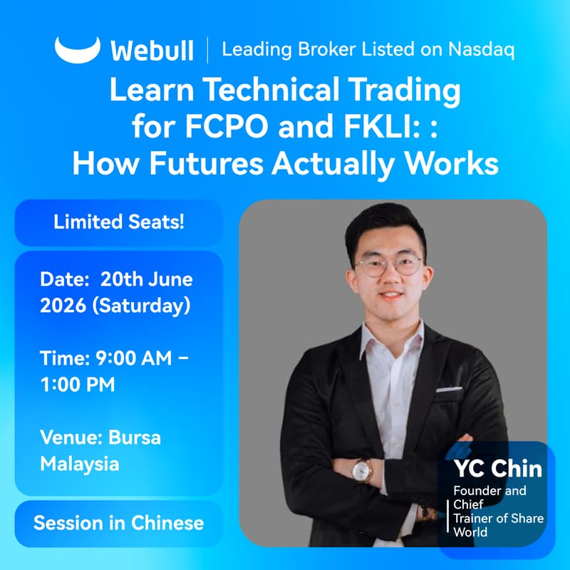Cover Image for Learn Technical Trading for FCPO and FKLI: How Futures Actually Work (Mandarin Session)