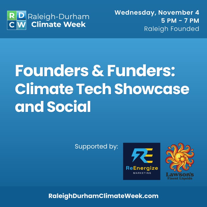 Cover Image for Founders & Funders: Climate Tech Showcase and Social