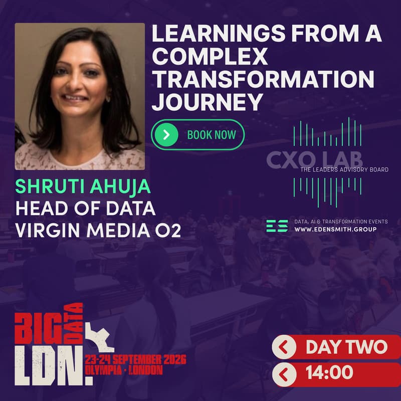 Cover Image for Big Data LDN - Eden Smith Table Talks - Learnings from a Complex Transformation Journey
