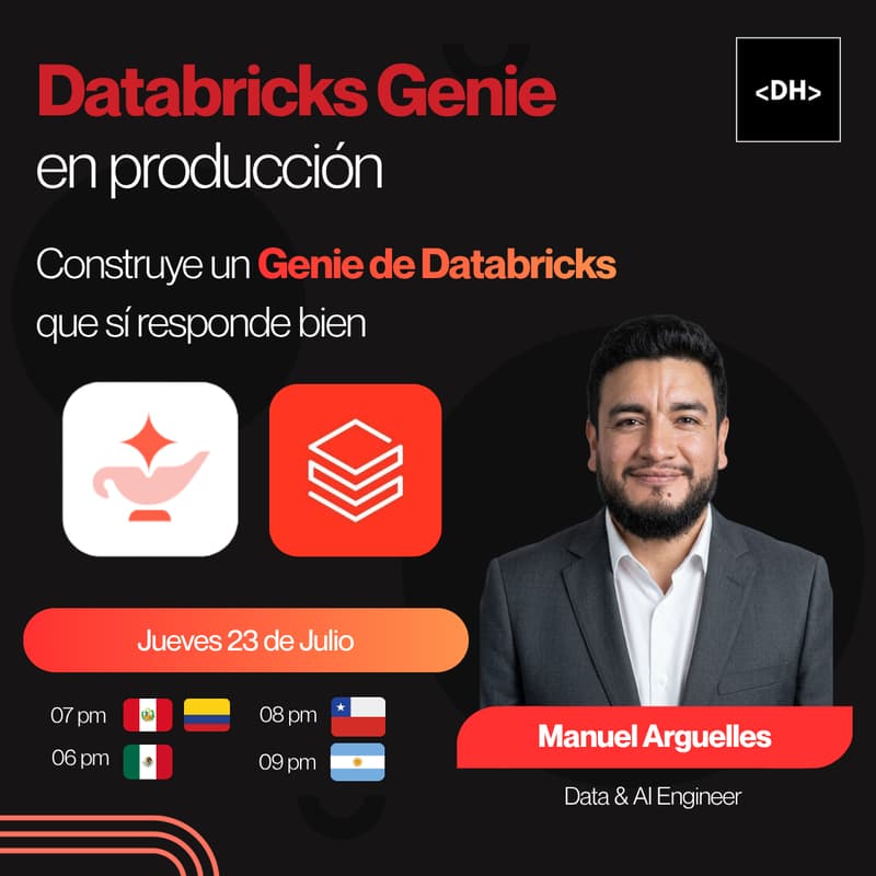 Cover Image for Databricks Genie en Producción: Construye un Genie que si responde bien