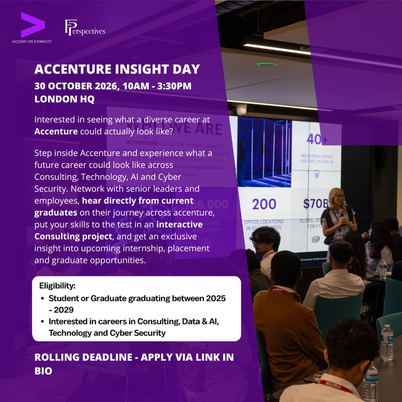 Cover Image for Accenture Insight Day