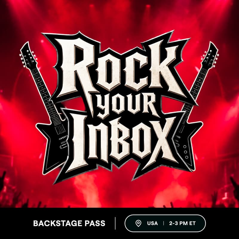 Cover Image for Rock Your Inbox: Backstage Pass (US)