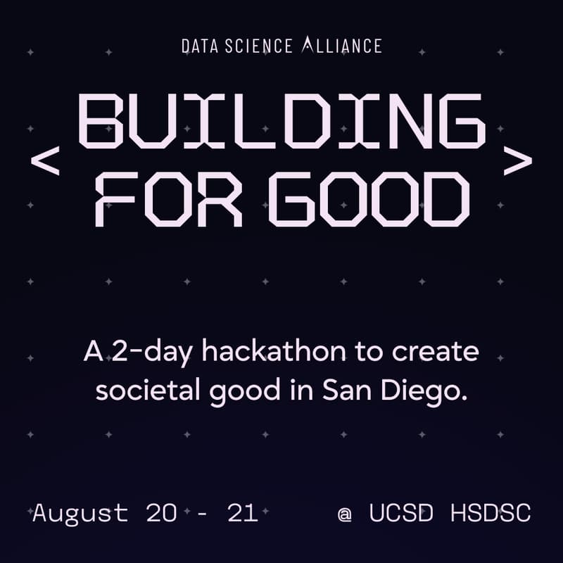 Cover Image for Building for Good Hackathon
