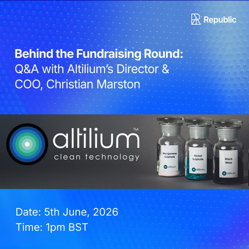Cover Image for Behind the Fundraising Round: Q&A with Altilium’s Director & COO, Christian Marston