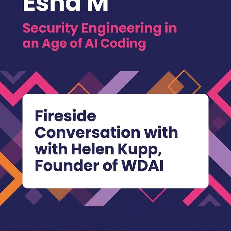 Cover Image for Guest Speaker: Esha (Fullscript VP security / CISO) on security in the age of vibecoding