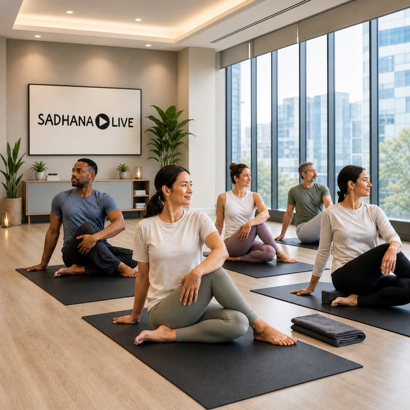Cover Image for Sadhana Live x Mayer Brown: Employee Yoga Session