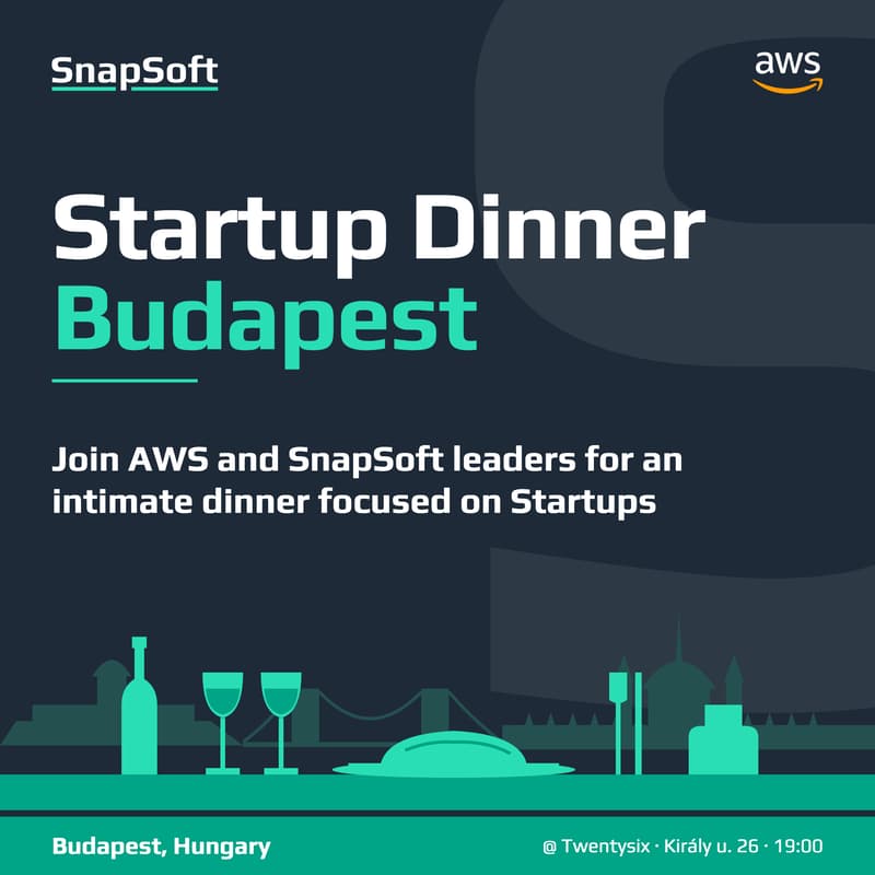 Cover Image for Startup Dinner - Budapest | AWS X SnapSoft