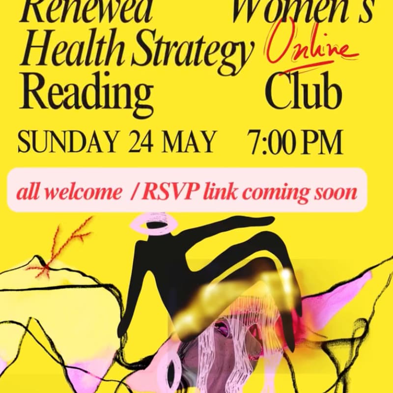 Cover Image for Renewed Women’s Health StrategyReading Club // Session 2 led by @hy_stera
