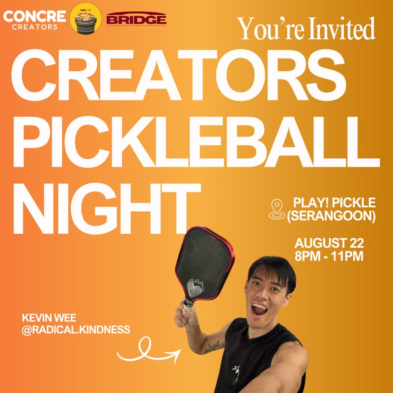 Cover Image for Creators.SG Pickleball Community Night [FREE]
