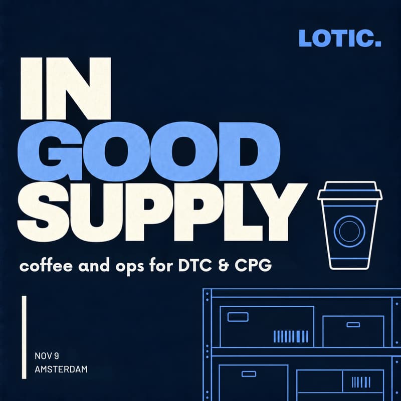 Cover Image for In Good Supply - Coffee & Ops for CPG & DTC