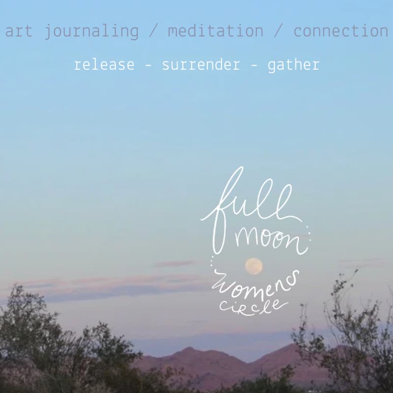 Cover Image for full moon womens circle