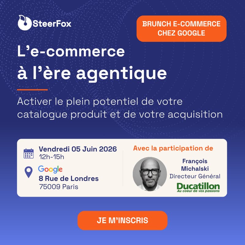 Cover Image for L'e-commerce à l'ère agentique : activer le plein potentiel de votre catalogue produit et de votre acquisition (chez Google) ✨
