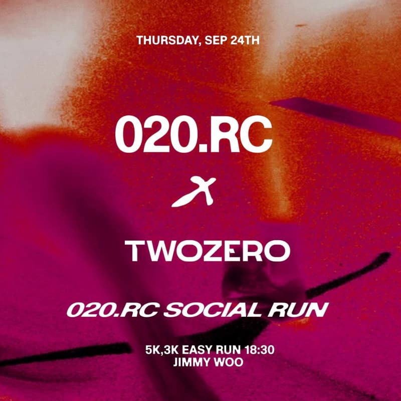 Cover Image for 020.RC x TWOZERO 5K & 3K SOCIAL RUN