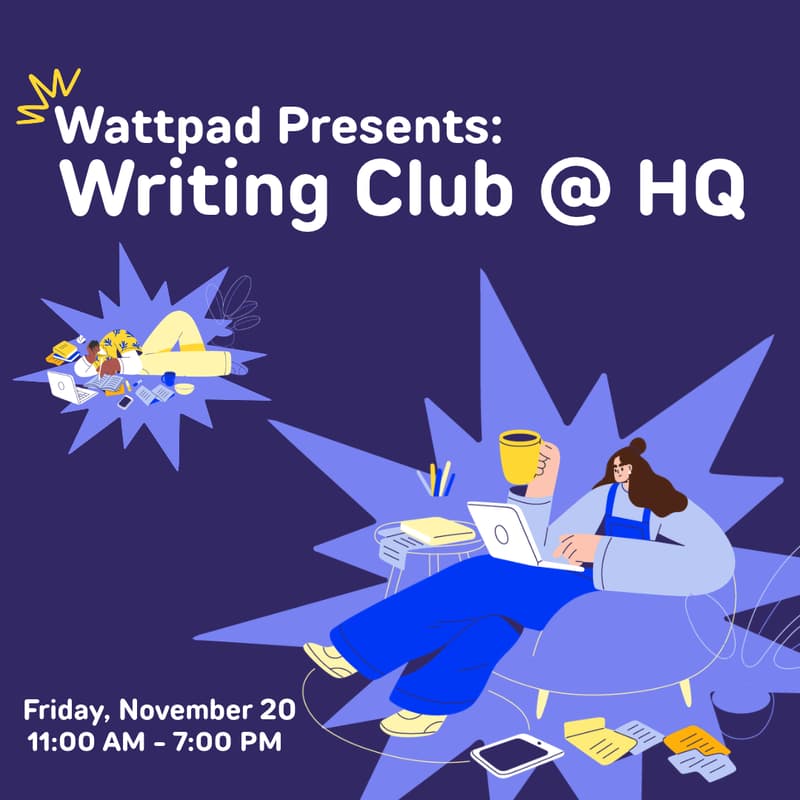Cover Image for Wattpad Presents: Writing Club @ HQ