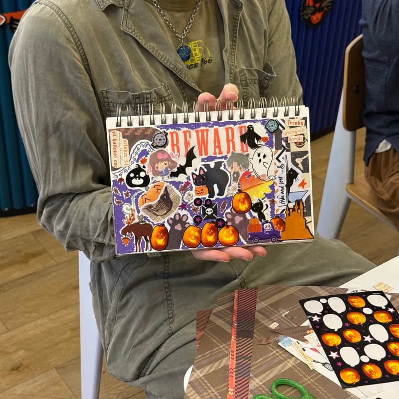 Cover Image for halloween junk journal club w/ lamcha matcha