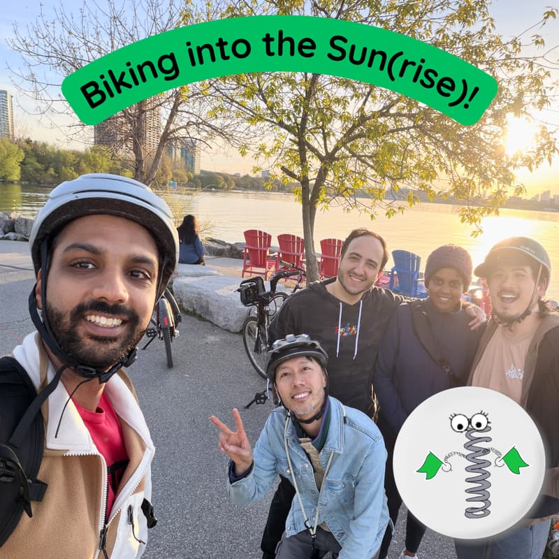 Cover Image for Spring-a-ling: Biking Into the Sun(rise) #3 (Summer solstice edition)
