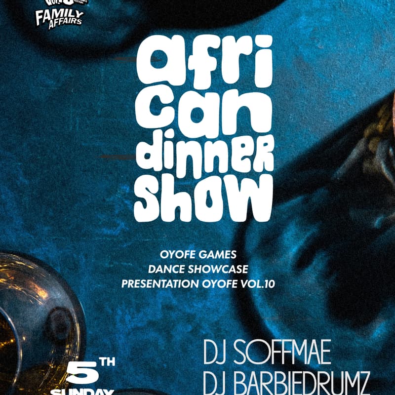 Cover Image for AFRICAN DINER SHOW