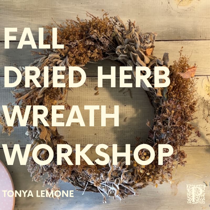 Cover Image for Fall Herb Wreath Workshop