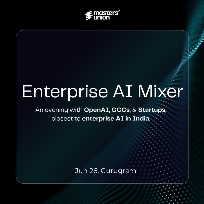 Cover Image for Enterprise AI Mixer | An evening with OpenAI, GCCs, and Startups