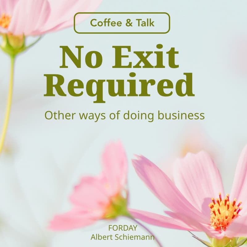 Cover Image for No exit required — building companies that last and purpose locked-in
