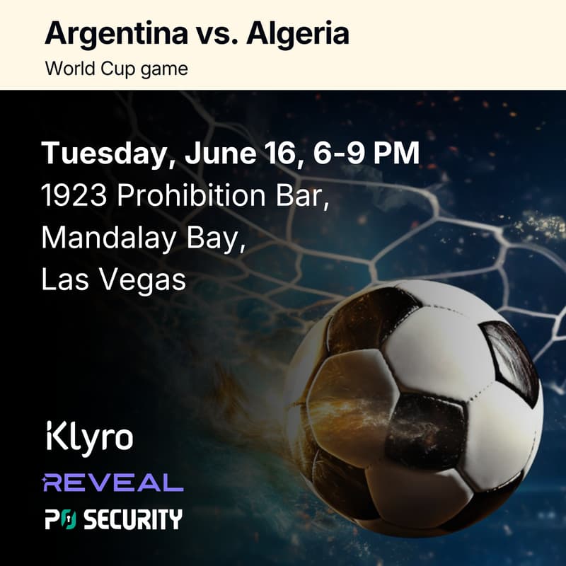 Cover Image for Argentina vs. Algeria. Cocktails, mocktails and no buffet line in sight.