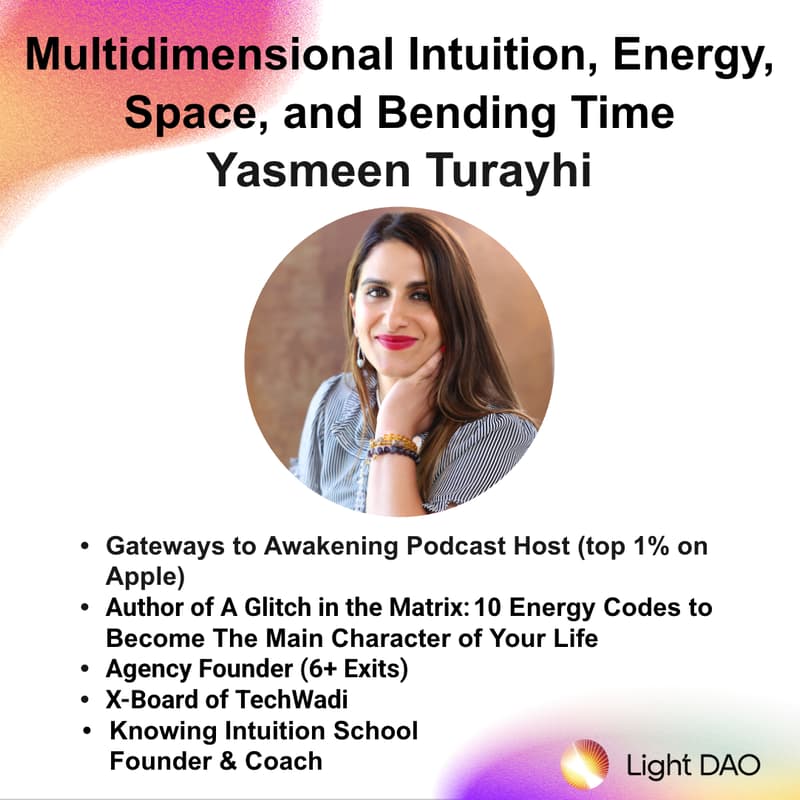 Cover Image for Light Dao Salon: An Evening with Yasmeen Turayhi, author, and podcast host Gateways to Awakening (Lisbon)
