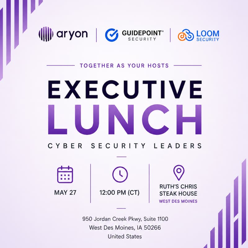 Cover Image for Executive Lunch – Cyber Security Leaders