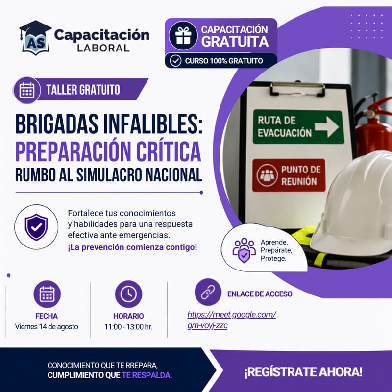 Cover Image for Brigadas Infallibles: Preparación Crítica Rumbo al Simulacro Nacional
