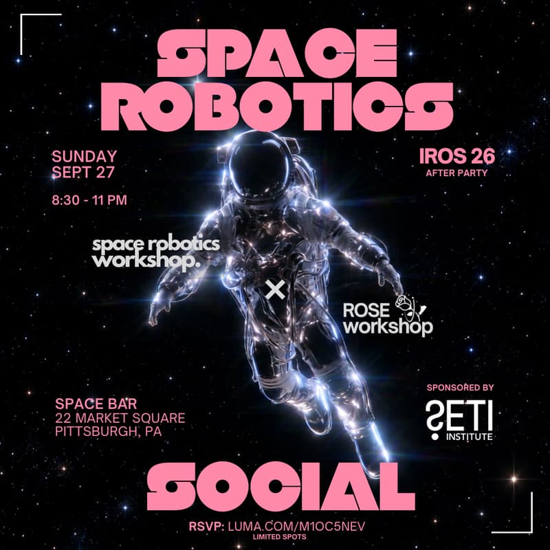 Cover Image for Space Robotics Social @ IROS 2026