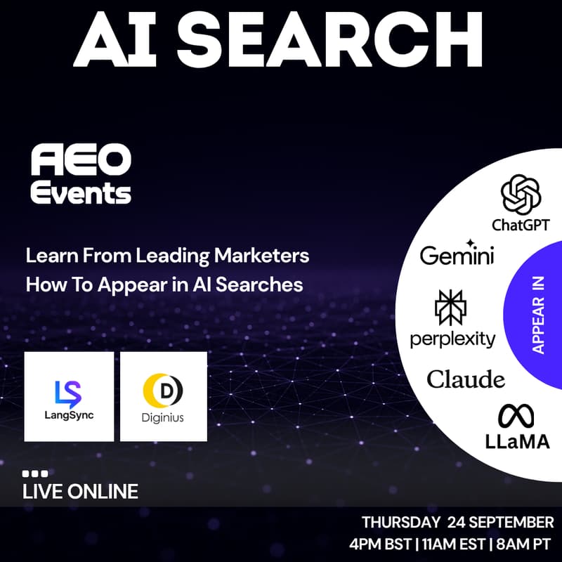 Cover Image for AEO Online September: Discover How To Rank in AI Searches