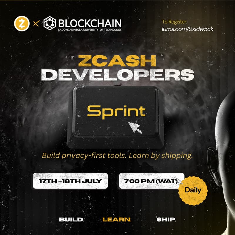 Cover Image for Zcash Developers Sprint (Blockchain lautech)