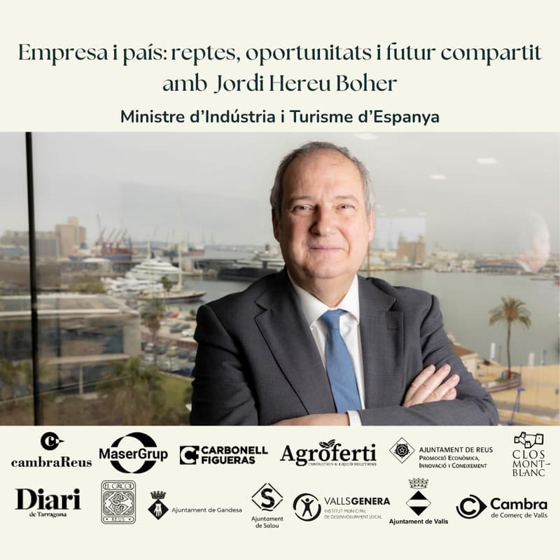 Cover Image for 6a TROBADA EMPRESARIAL – Empresa i país: reptes, oportunitats i futur compartit amb Jordi Hereu Boher