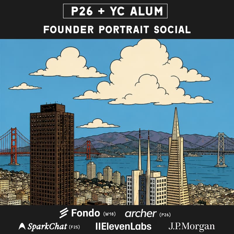 Cover Image for P26 + Alumni: Founder Portrait Social