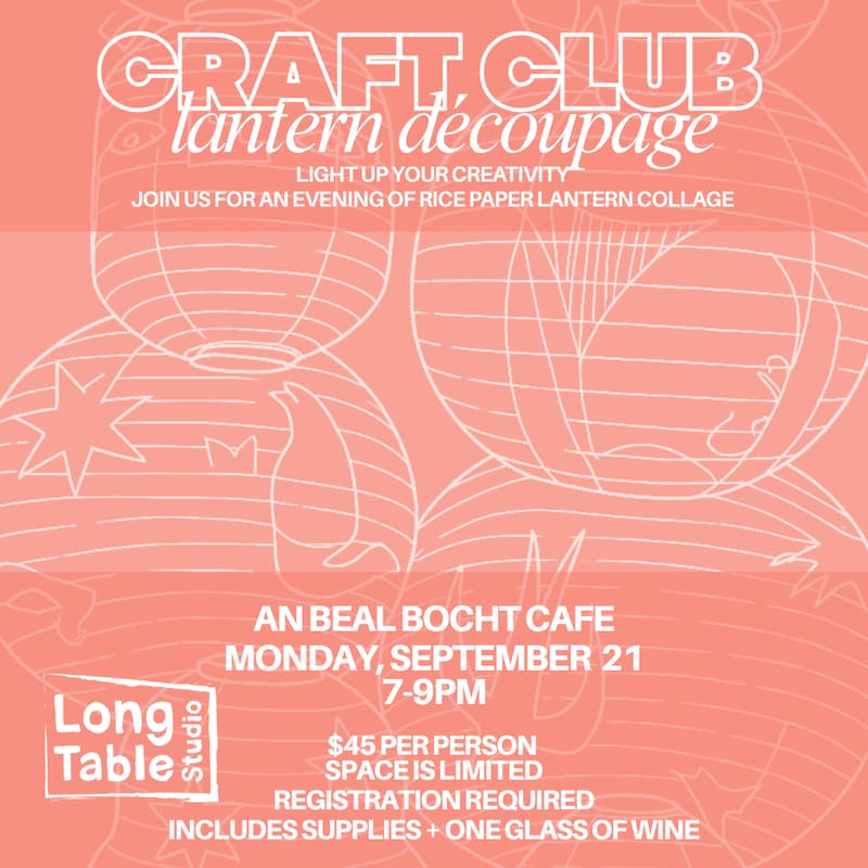 Cover Image for Craft Club: Lantern Découpage
