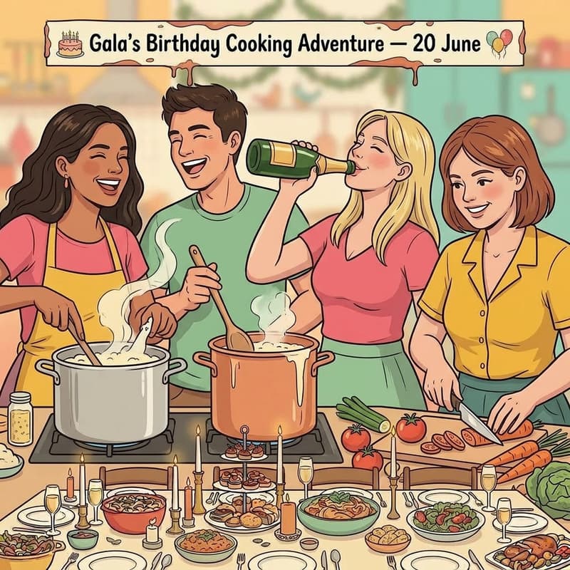 Cover Image for Gala's Birthday Cooking Adventure