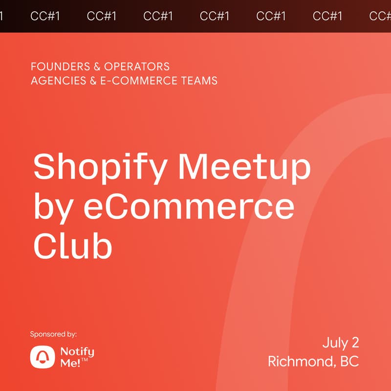 Cover Image for Shopify Meetup by eCommerce Club