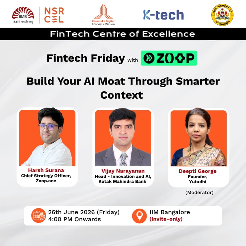 Cover Image for Fintech Friday with Zoop.one - Build Your AI Moat Through Smarter Context